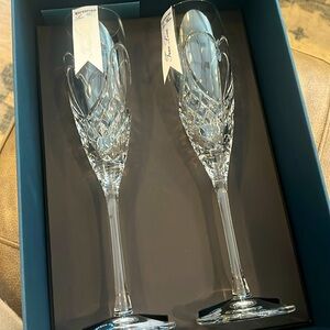 Waterford True Love Champagne Flutes